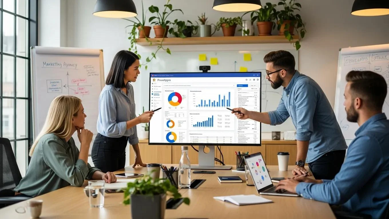 marketing-agency-team-analyzing-client-data-using-powerapps