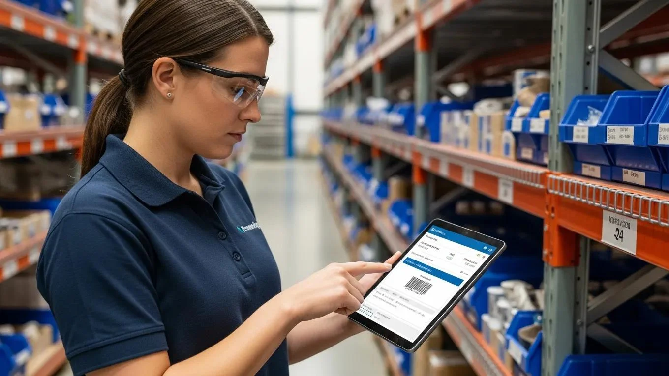 employee-tracking-inventory-with-powerapps-in-a-manufacturing-warehouse