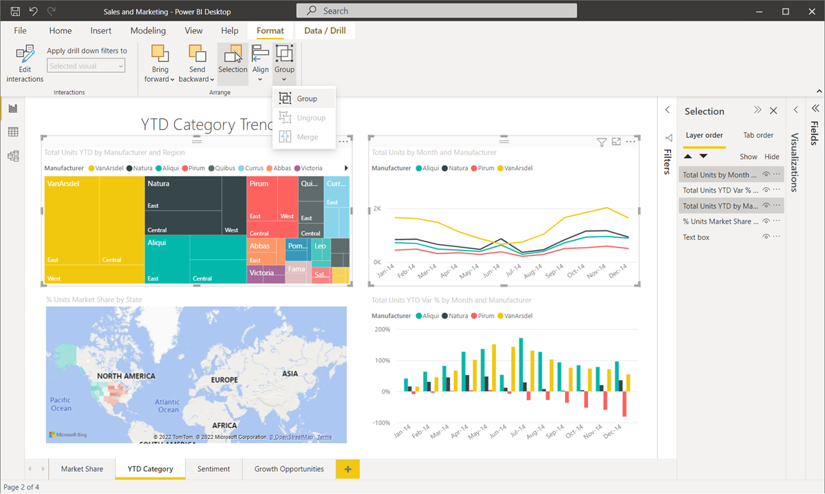Intelligent reporting with Microsoft Power BI